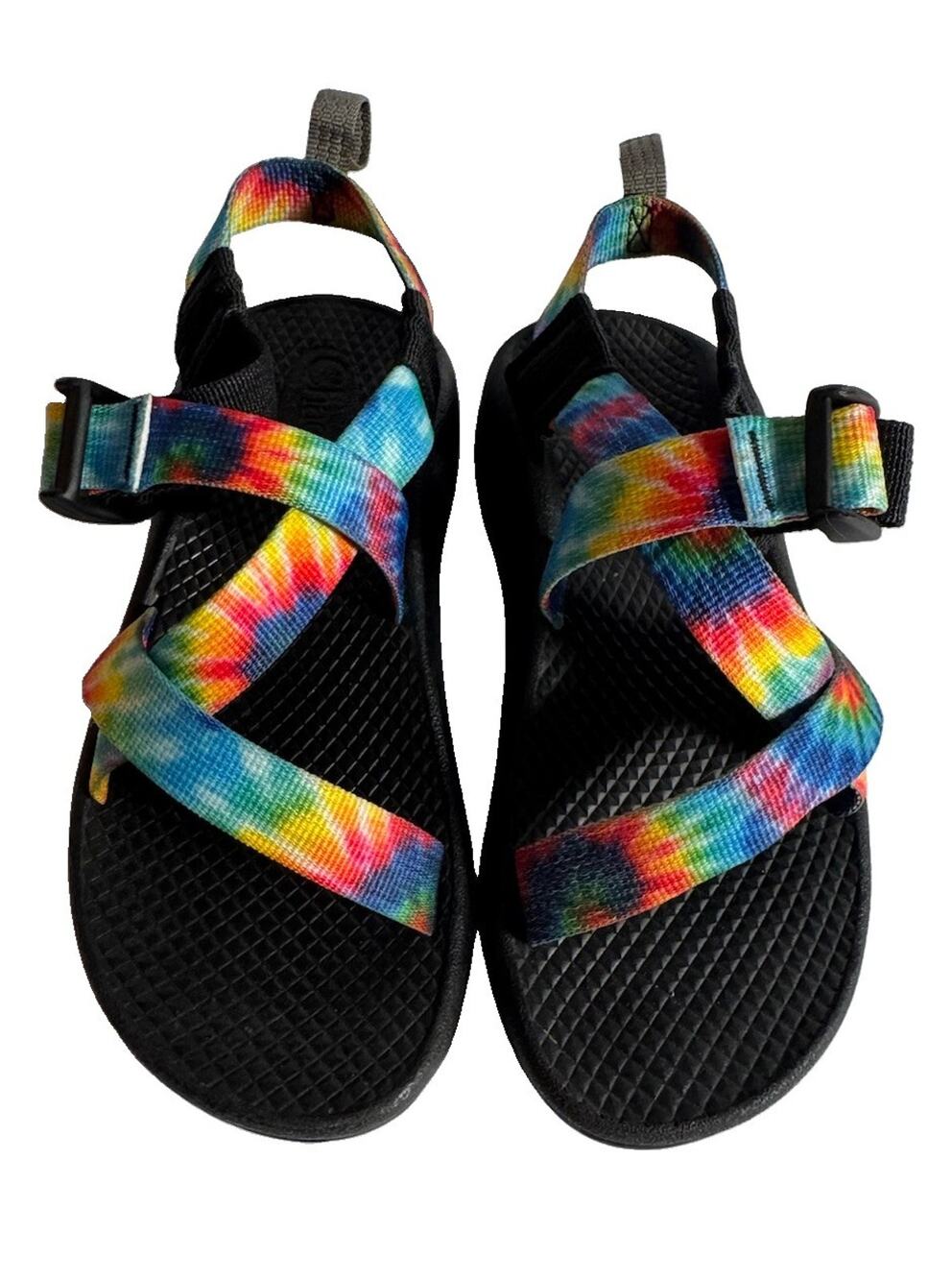 Chaco Kids Size 13 Tie Dye Rainbow Sport Sandals Adjustable Strap Outdoor